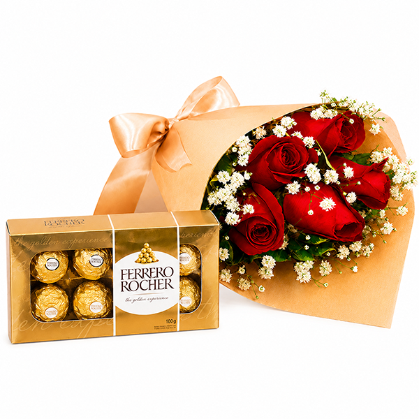 Buqu� Lembran�a com Chocolate