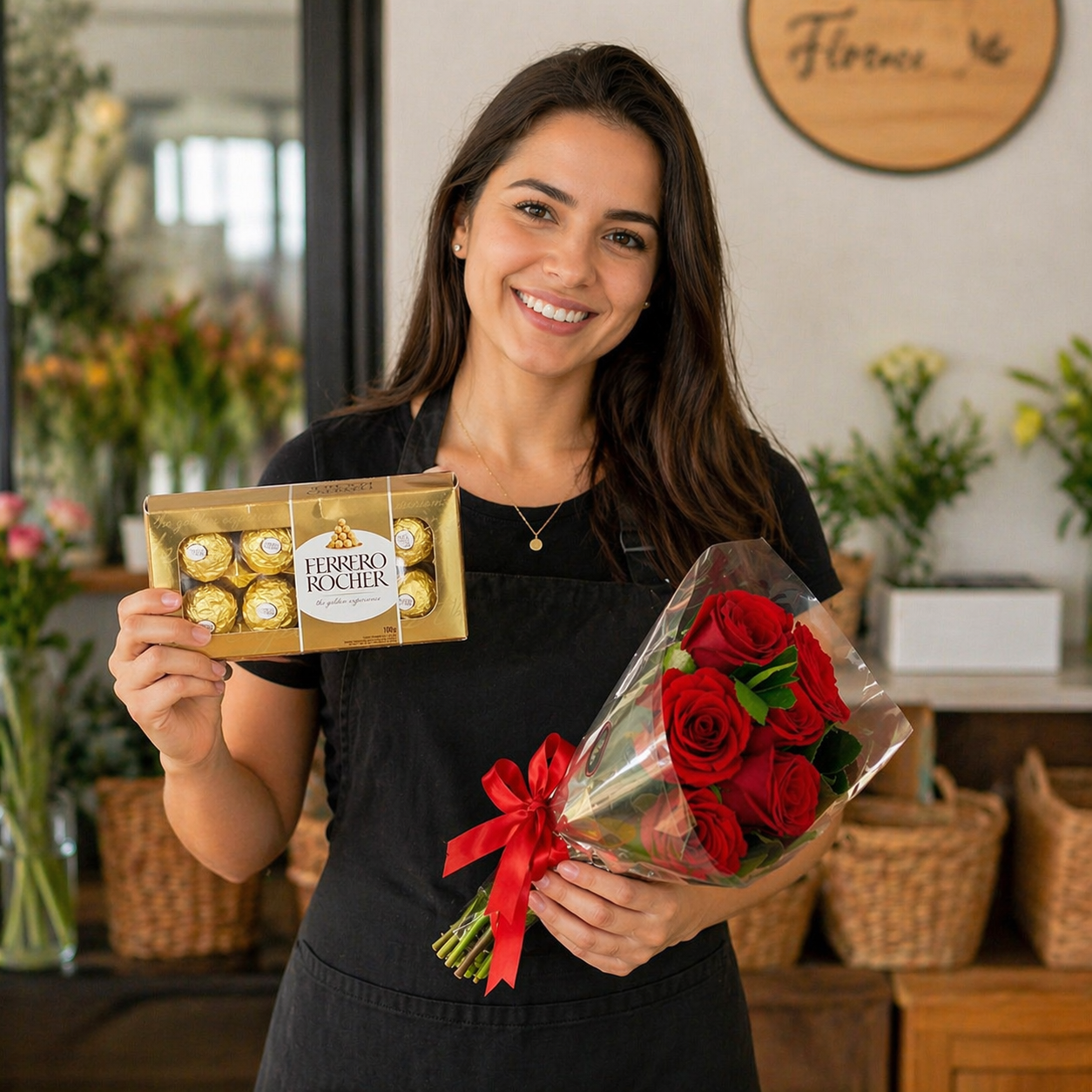 Rosas Vermelhas e Chocolate