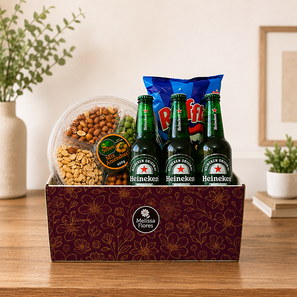 Cestas Heineken com Petiscos