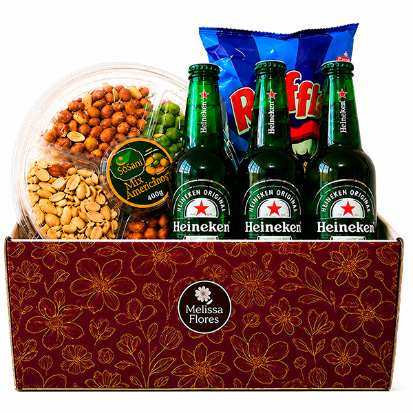 Cestas Heineken com Petiscos