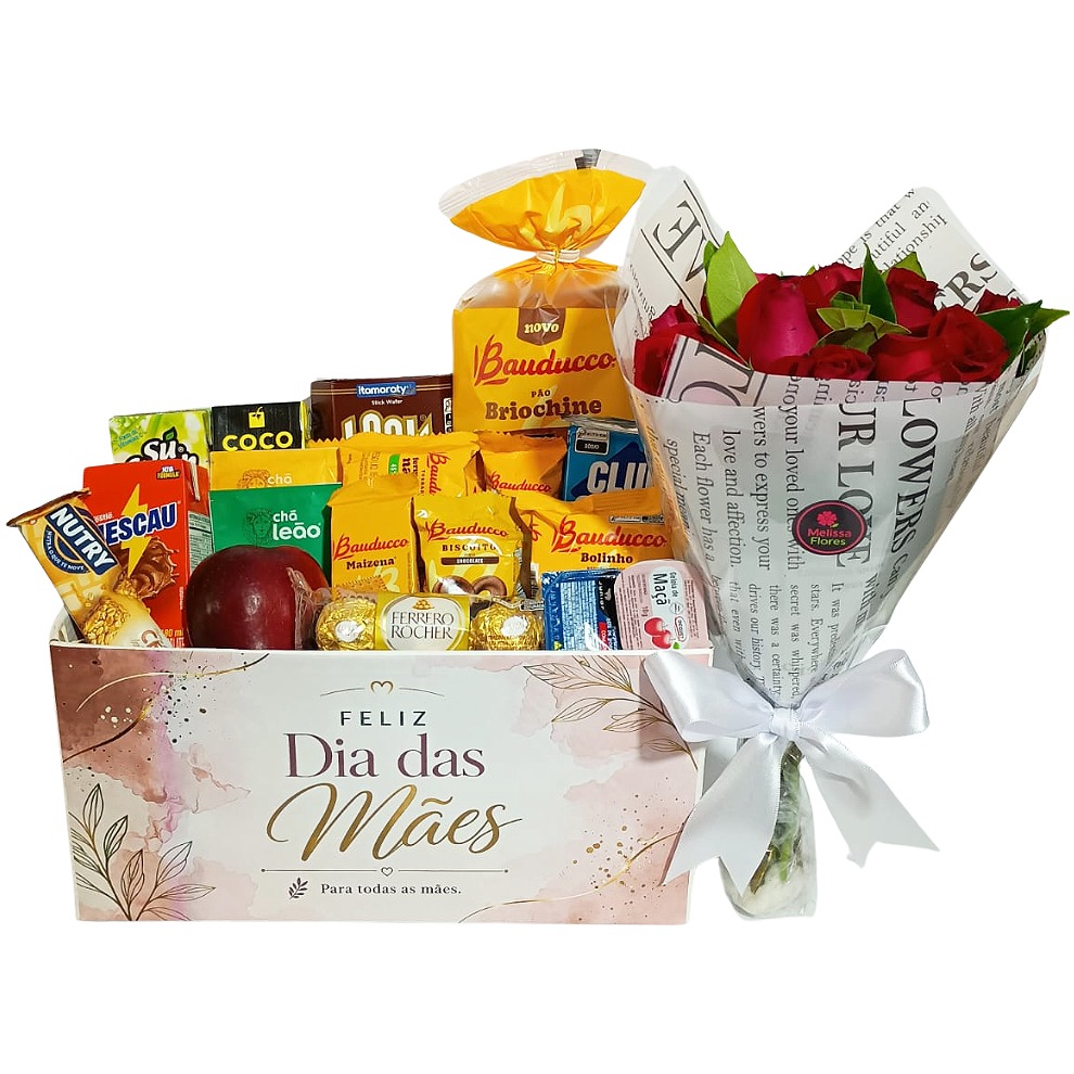 Caf� para Mam�e com Flores