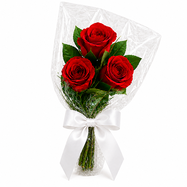 Arranjo com 3 Rosas Importadas