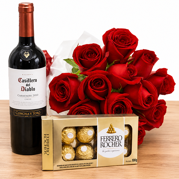 Flores Bombons e Chocolate