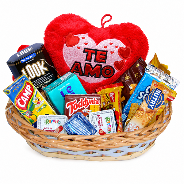 Cesta Caf� da Manh� Te Amo