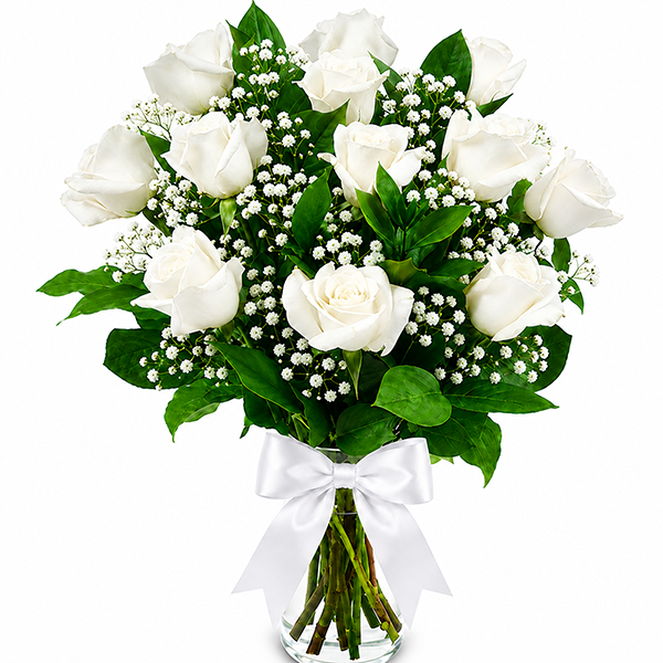 Rosas Cor de Rosa no Vaso